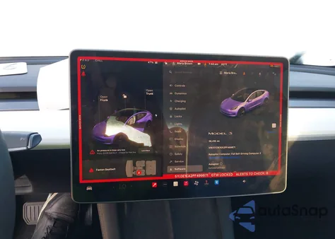 2023 Tesla Model 3 Rear-Wheel Drive z USA, uszkodzony, nr VIN 5YJ3E1EA2PF499871